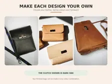 No-Sew Leather Bags – 3 Pattern Bundle — product photograph